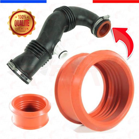 Joint Manchon Turbo Durite air 1.6 HDi Peugeot 206 207 307 308 407 1434C8 1007 3008 5008 Expert Partner Citroen Berlingo C2 C3 C4 C5 Jumpy Mini Cooper Fiat Scudo 1.6 D Multijet 9686311380